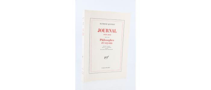 QUENEAU : Journal 1939-1940 suivi de Philosophes et voyous - Edition Originale - Edition-Originale.com