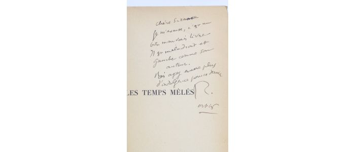 QUENEAU : Les temps mêlés. Gueule de Pierre II - Signiert, Erste Ausgabe - Edition-Originale.com