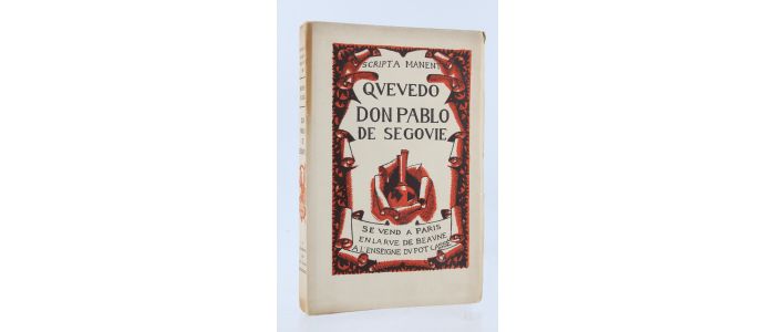 QUEVEDO : Don Pablo de Ségovie - Edition-Originale.com