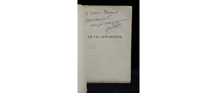 RACHILDE : Le val sans retour - Signiert, Erste Ausgabe - Edition-Originale.com