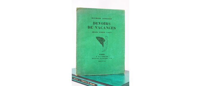 RADIGUET : Devoirs de vacances - Prima edizione - Edition-Originale.com