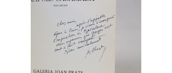 RAFOLS-CASAMADA : Rafols-Casamada obra recent - Libro autografato, Prima edizione - Edition-Originale.com