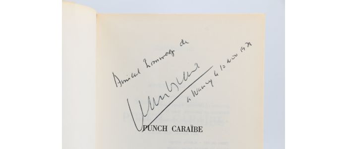 RASPAIL : Punch caraïbe - Signed book, First edition - Edition-Originale.com