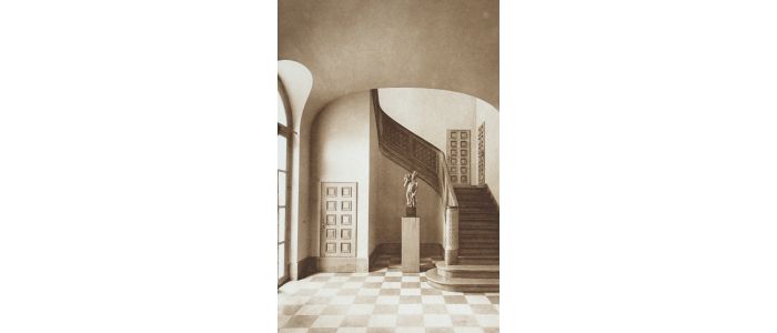 RATEAU : Hôtel de Madame Melet-Lanvin par Rateau (pl.51, La Gazette du Bon ton, 1924-1925 n°7) - Erste Ausgabe - Edition-Originale.com