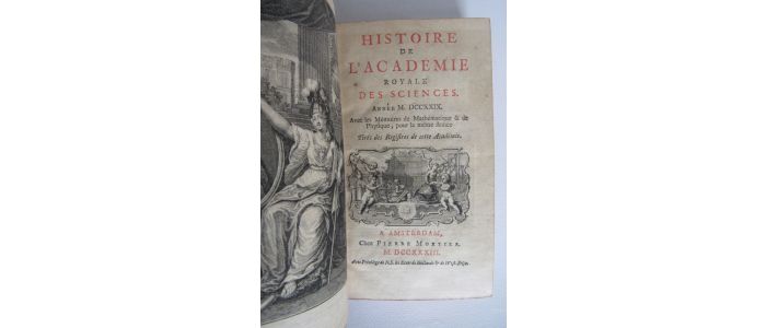 REAUMUR : Histoire de l'Académie royale des sciences. Année 1729 - Edition-Originale.com