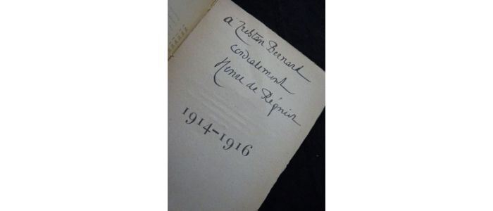 REGNIER : 1914-1916 - Signed book, First edition - Edition-Originale.com