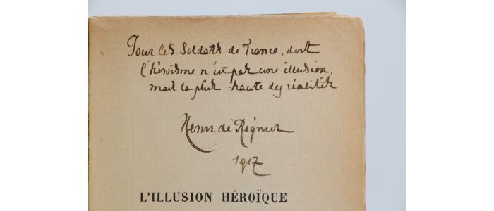 REGNIER : L'illusion héroïque de Tito Bassi - Autographe, Edition Originale - Edition-Originale.com