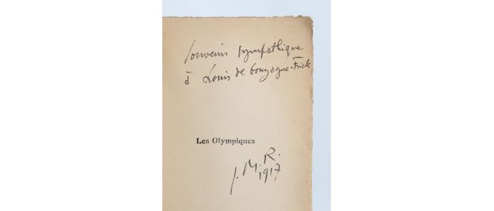 RENAITOUR : Les olympiques - Libro autografato, Prima edizione - Edition-Originale.com