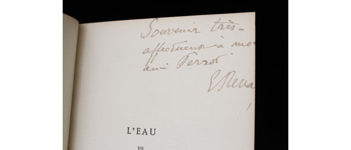 RENAN : L'eau de jouvence - Autographe, Edition Originale - Edition-Originale.com