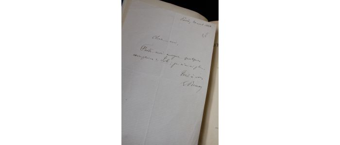 RENAN : Souvenirs d'enfance et de jeunesse - Autographe, Edition Originale - Edition-Originale.com