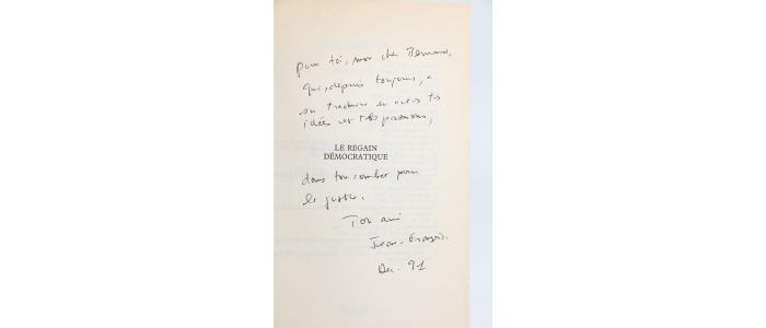 REVEL : Le regain démocratique - Signed book, First edition - Edition-Originale.com