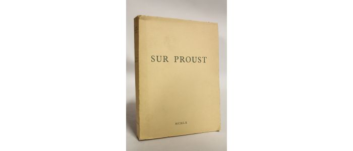 REVEL : Sur Proust. Remarques sur A la recherche du temps perdu  - Edition Originale - Edition-Originale.com