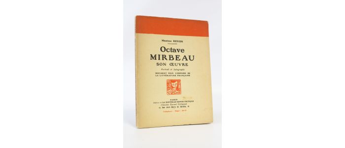 REVON : Octave Mirbeau son oeuvre - Erste Ausgabe - Edition-Originale.com