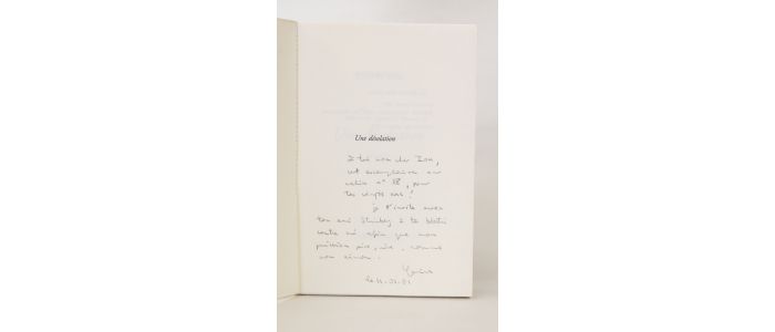 REZA : Une désolation - Autographe, Edition Originale - Edition-Originale.com