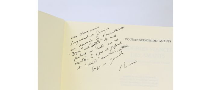 REZVANI : Doubles stances des amants - Libro autografato, Prima edizione - Edition-Originale.com