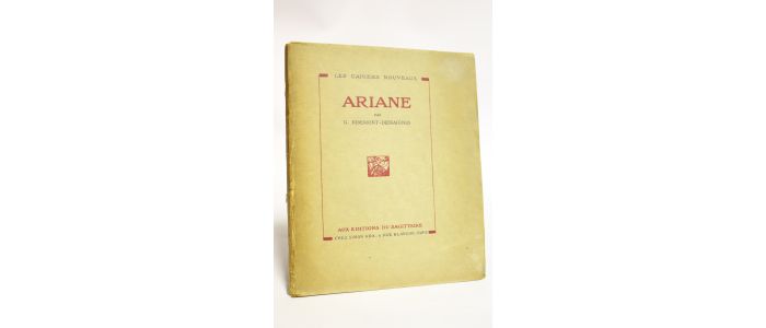 RIBEMONT-DESSAIGNES : Ariane - Edition Originale - Edition-Originale.com