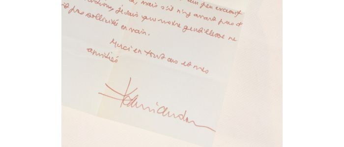 RICARDOU : Lettre autographe signée  - Signed book, First edition - Edition-Originale.com