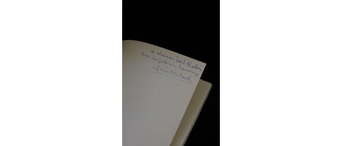 RICHARD : Jean-Marc Bernard dauphinois - Autographe, Edition Originale - Edition-Originale.com