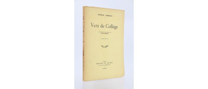 RIMBAUD : Vers de collège - Prima edizione - Edition-Originale.com