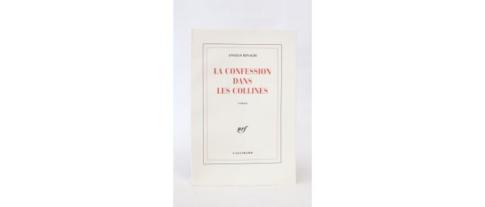 RINALDI : La confession dans les collines - Edition Originale - Edition-Originale.com