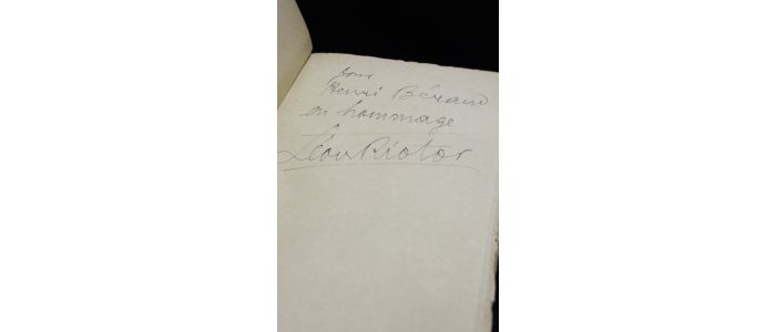 RIOTOR : La brasserie du parc, histoire lyonnaise - Autographe, Edition Originale - Edition-Originale.com