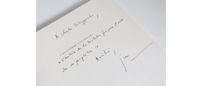 RISTAT : L'hécatombe à Pythagore - Libro autografato, Prima edizione - Edition-Originale.com