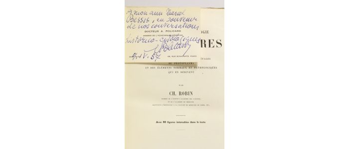 ROBIN : Anatomie et physiologie cellulaires - Prima edizione - Edition-Originale.com