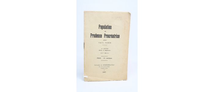 ROBIN : Population et prudence procréatrice - Edition Originale - Edition-Originale.com