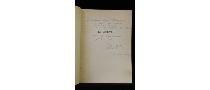 ROBLES : Le Vésuve - Signed book, First edition - Edition-Originale.com