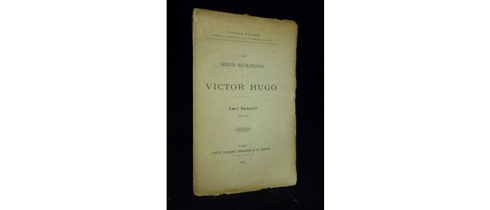 ROBSART : Les débuts dramatiques de Victor Hugo (1822-1828) - Prima edizione - Edition-Originale.com