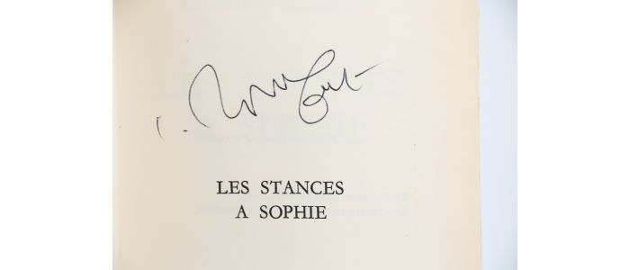 ROCHEFORT : Les stances à Sophie - Libro autografato, Prima edizione - Edition-Originale.com