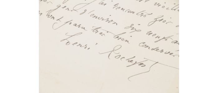 ROCHEFORT : Ironique pensée manuscrite signée - Autographe, Edition Originale - Edition-Originale.com