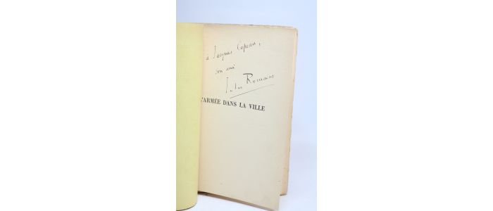 ROMAINS : L'armée dans la ville - Libro autografato, Prima edizione - Edition-Originale.com