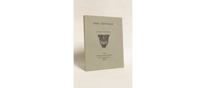ROMAINS : Ode genoise - Edition Originale - Edition-Originale.com