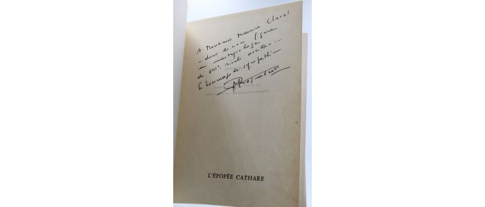 ROQUEBERT : L'épopée cathare. 1198-1212 : l'invasion - Signed book, First edition - Edition-Originale.com