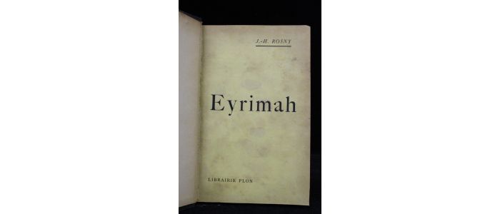 ROSNY : Eyrimah - Signed book, First edition - Edition-Originale.com