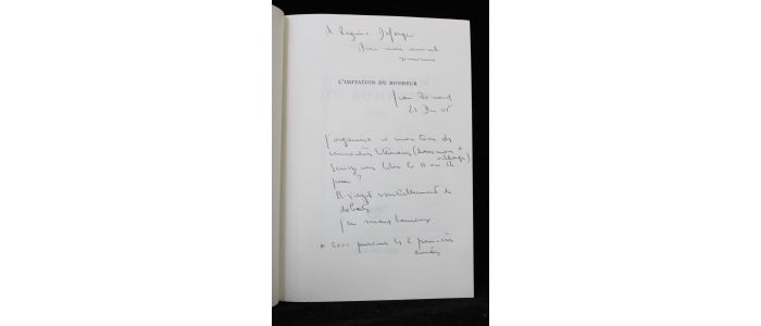 ROUAUD : L'imitation du bonheur - Libro autografato, Prima edizione - Edition-Originale.com