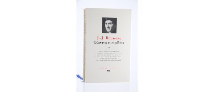 ROUSSEAU : Oeuvres complètes, volume III : Du contrat social. - Ecrits politiques - Edition-Originale.com