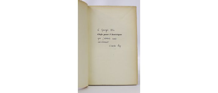 ROY : Clefs pour l'Amérique - Libro autografato, Prima edizione - Edition-Originale.com