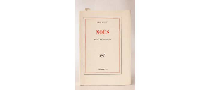 ROY : Nous. Essai d'autobiographie - Edition Originale - Edition-Originale.com