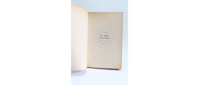ROY : Un seul poème - Libro autografato, Prima edizione - Edition-Originale.com