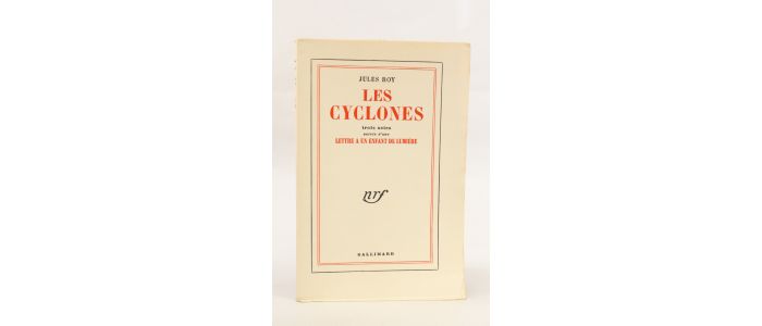 ROY : Trois cyclones suivis de Lettre à un enfant de lumière - First edition - Edition-Originale.com