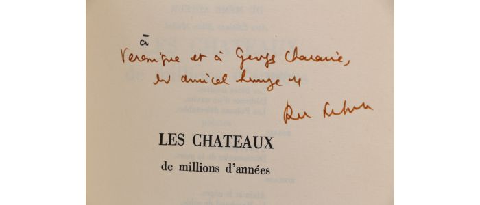 SABATIER : Les Châteaux de millions d'années - Signiert, Erste Ausgabe - Edition-Originale.com