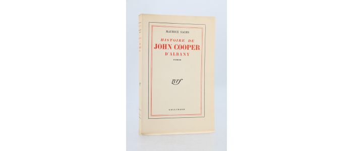 SACHS : Histoire de John Cooper d'Albany - Prima edizione - Edition-Originale.com