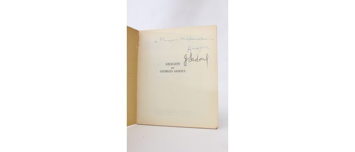 SADOUL : Aragon - Signed book, First edition - Edition-Originale.com