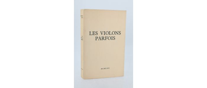 SAGAN : Les violons parfois - Prima edizione - Edition-Originale.com