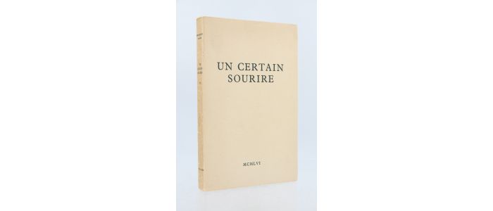 SAGAN : Un certain sourire - Signed book, First edition - Edition-Originale.com