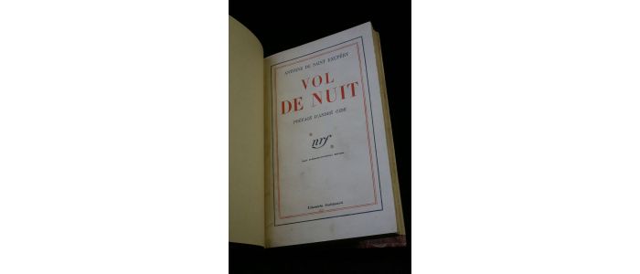 SAINT-EXUPERY : Vol de nuit - Signed book - Edition-Originale.com