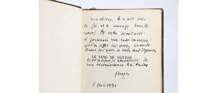 SAINT-GEORGES DE BOUHELIER : Le sang de Danton  - Libro autografato, Prima edizione - Edition-Originale.com