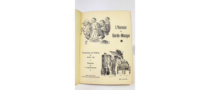 SAINT LUS : L'humour au garde-manger. Fantaisies et fables - Signiert, Erste Ausgabe - Edition-Originale.com